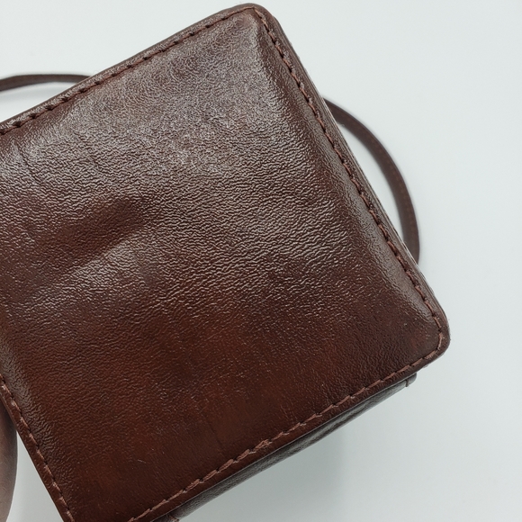 Square Box Crossbody Purse w/Double Zipper Closure - Picture 10 of 11